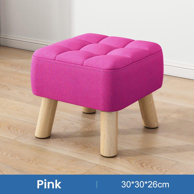 Ottoman Foot Rest Stool Hallway Ottoman Home Decor Furniture Stool Small Wooden Stools Sofa Ottomans Foot Rest Stools. 