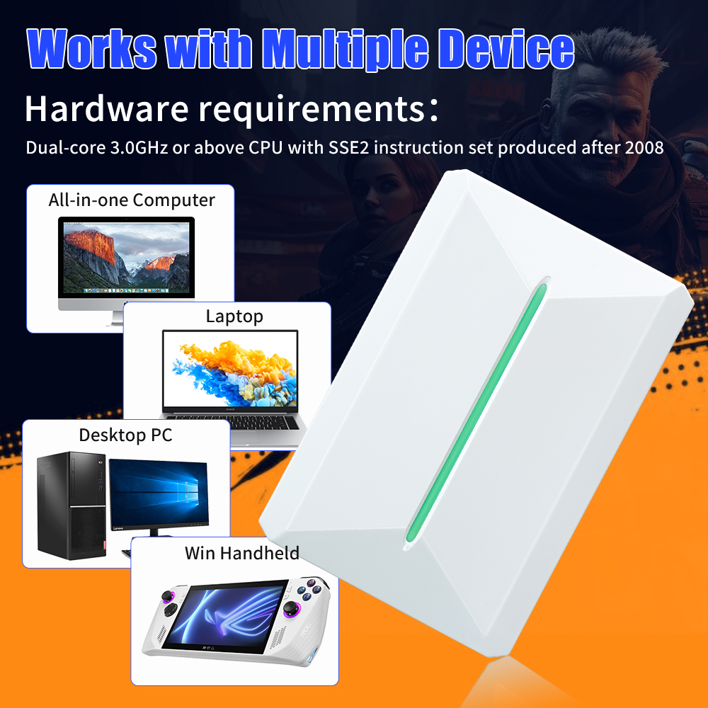 Retrobat＆Playnite Retro Gaming HDD 38200+AAA PC and Retro Games for PS3/PS2/Switch/DC/WII/WIIU/NES/MAME Emulator Game Console. 