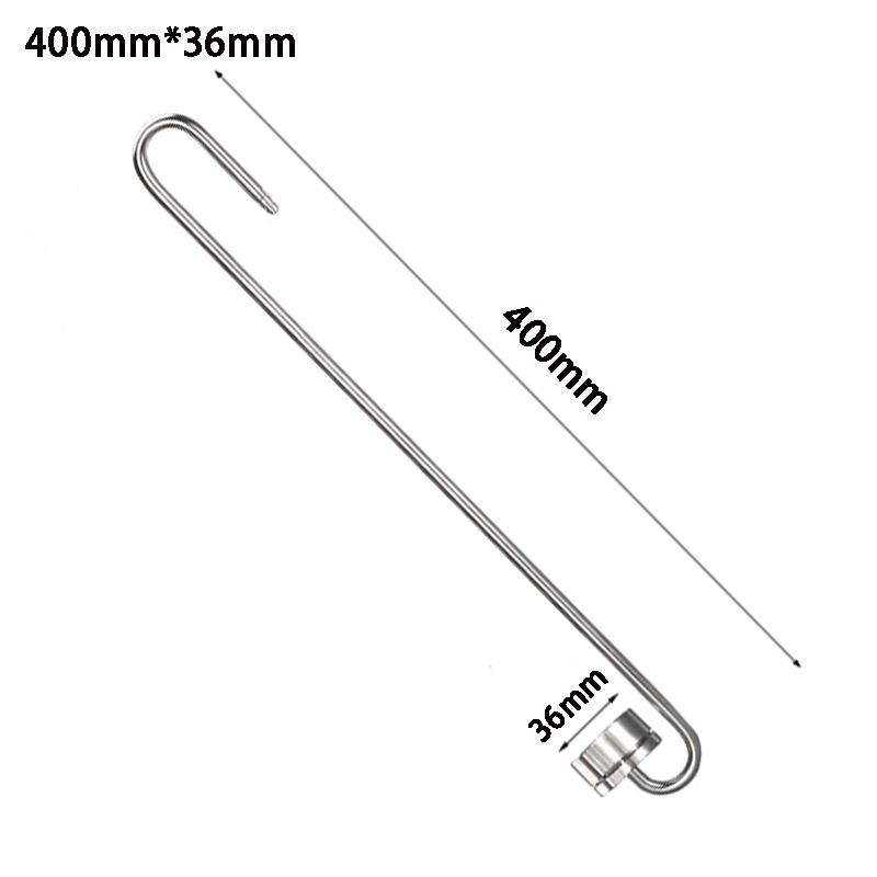 TOPINCN CO2 Diffuser For Aquarium – Stainless Steel Atomizer Bubble Counter, 20cm U-Shape Reactor