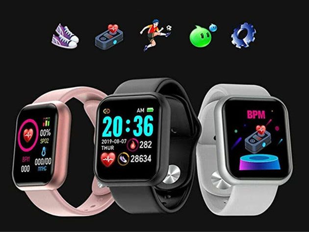 Y68 Smart Watch Sport Bracelet for Men Women High Quality Waterproof Band Bluetooth Wristband Fitness Tracker Heart Rate Monitor . 