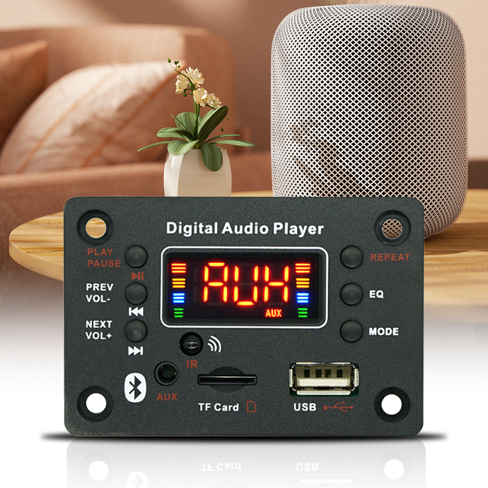 2*40W  Amplifier MP3 Player Module Bluetooth-compatible 5.0 Decoder Board DC7-20V 80W Amplifier Car FM Radio Module mp3 players. 