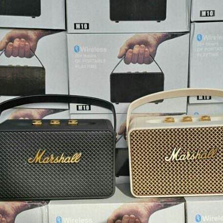Marshall M10 Portable Bluetooth Speaker  A Grade. 