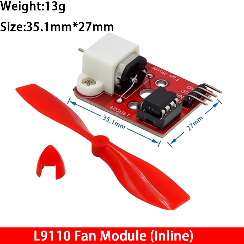 Module Fan L9110 5V L9110 Fan Motor Module Fan Propeller Firefighting Robot For Arduino ...