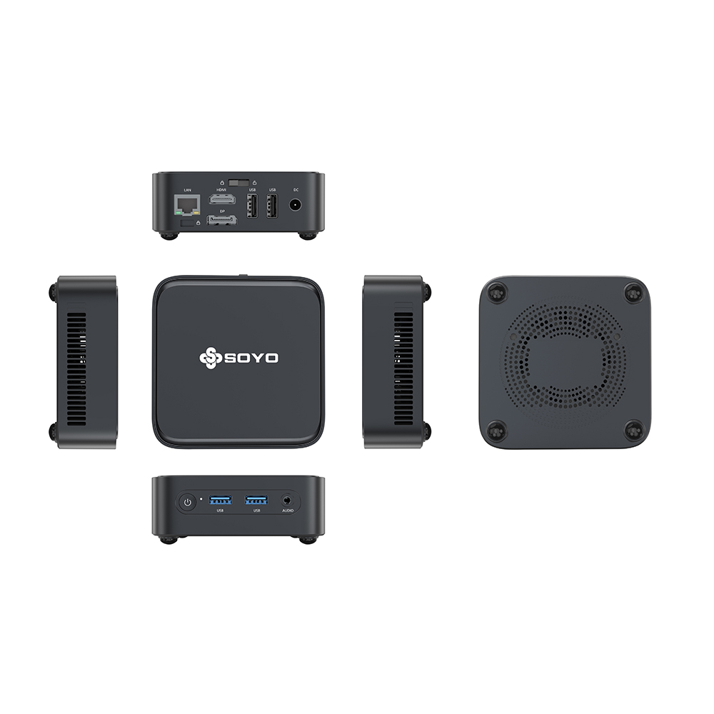 SOYO M4PLUS2 Mini PC: 8/16GB RAM, 256/512GBSSD, Intel Twin Lak N150, Windows 11Pro - Compact & Ideal for Home, Business & Gaming. 