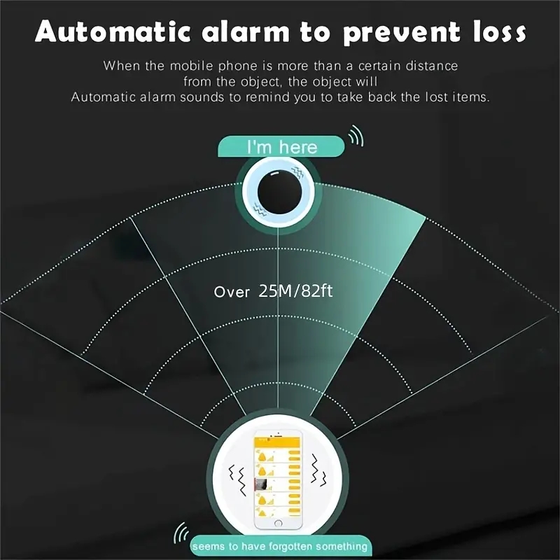 Smart GPS Tracker with Keychain for Wallets, and Keys - Locate and Track Your Belongings with Accuracy and Ease. 