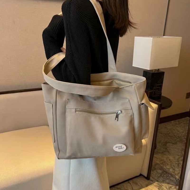Women's Fashion Shoulder Bag Class Large Capacity Student Tote Bag New Canvas Commuter Handbag Carrying Bags cabas eco bag. 