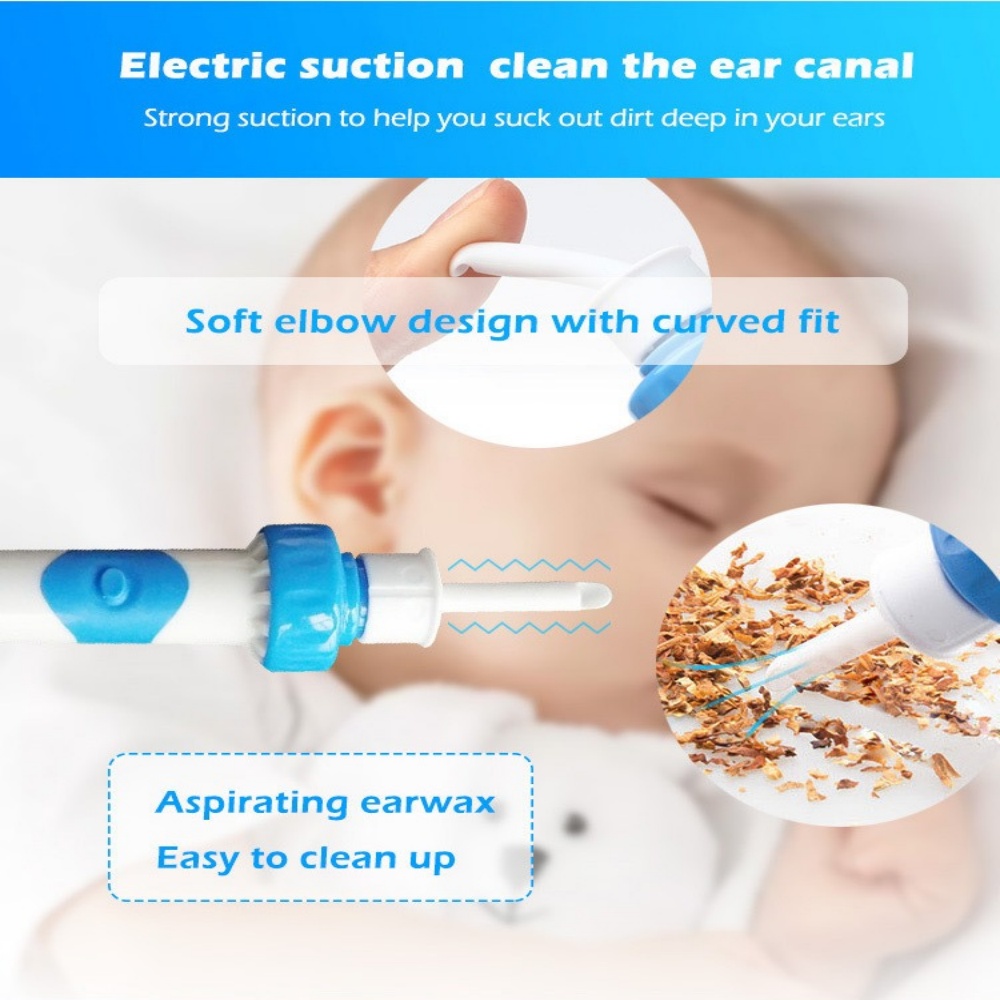 Protable Electric Ear Cleaner Machine Electronic Vacuum Cleaning Ear ...