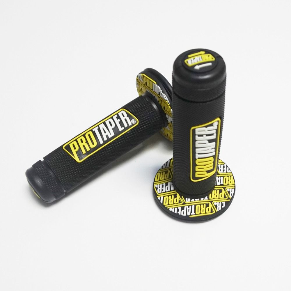 ProTaper 7/8" Handlebar Grips – Red/Yellow – Anti-Vibration – Dirt Bike Pit Bike