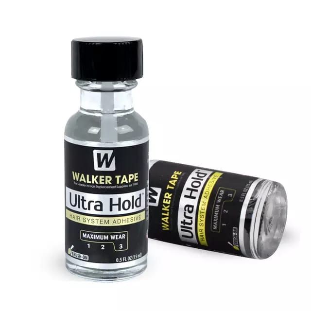 Toupee Adhesive Ultra Hold Glue Hair Replacement Invisible wig Bonding Clear Gkue For Lace Wigs Hair Pieces 15ml. 