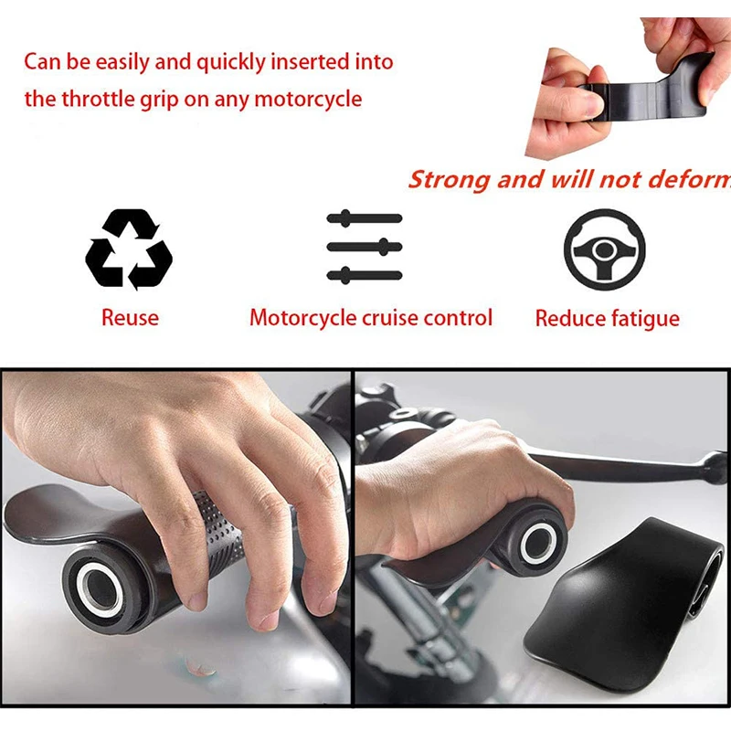 Universal Motorcycle Accelerator Booster Non-Slip Handle Control Assist Grip Handlebar Labor Saver Tools Motor Assist Boosters. 