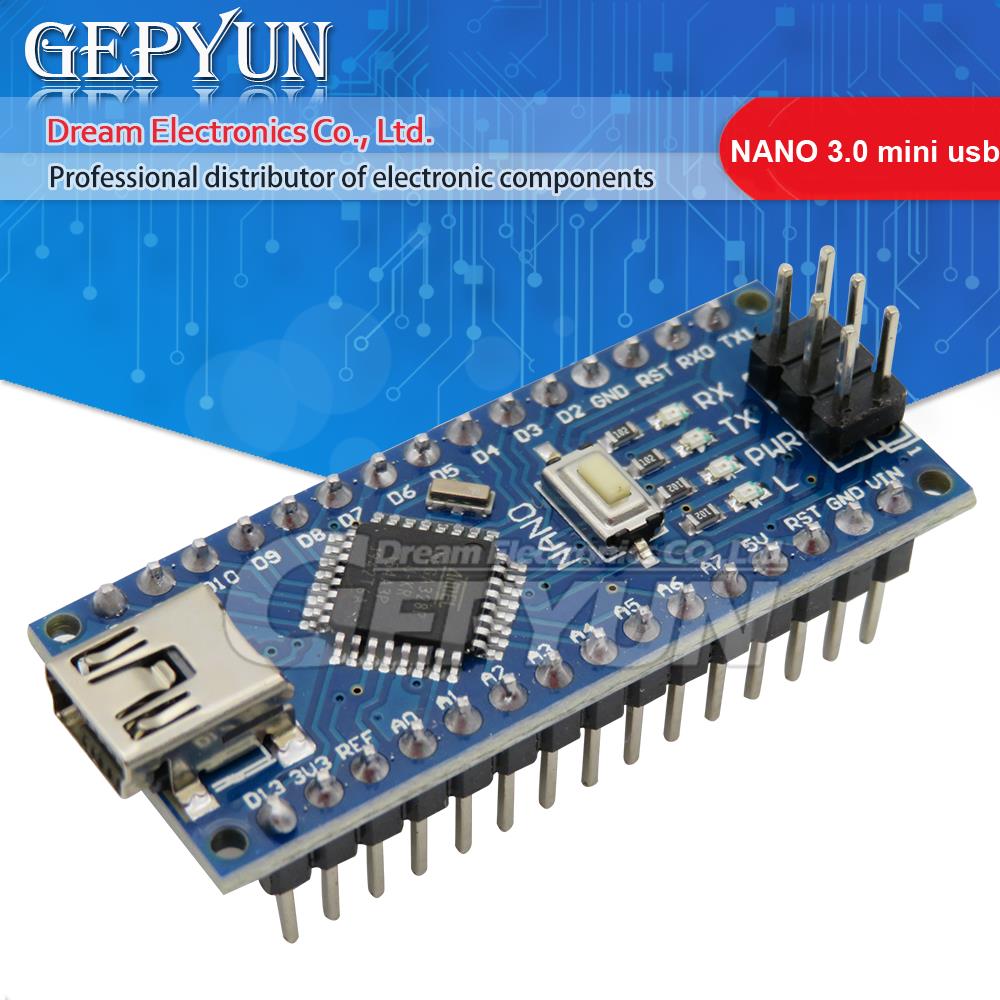 Welded Nano 3.0 CH340G Atmega328 MINI CH340C Controller Board Module ...