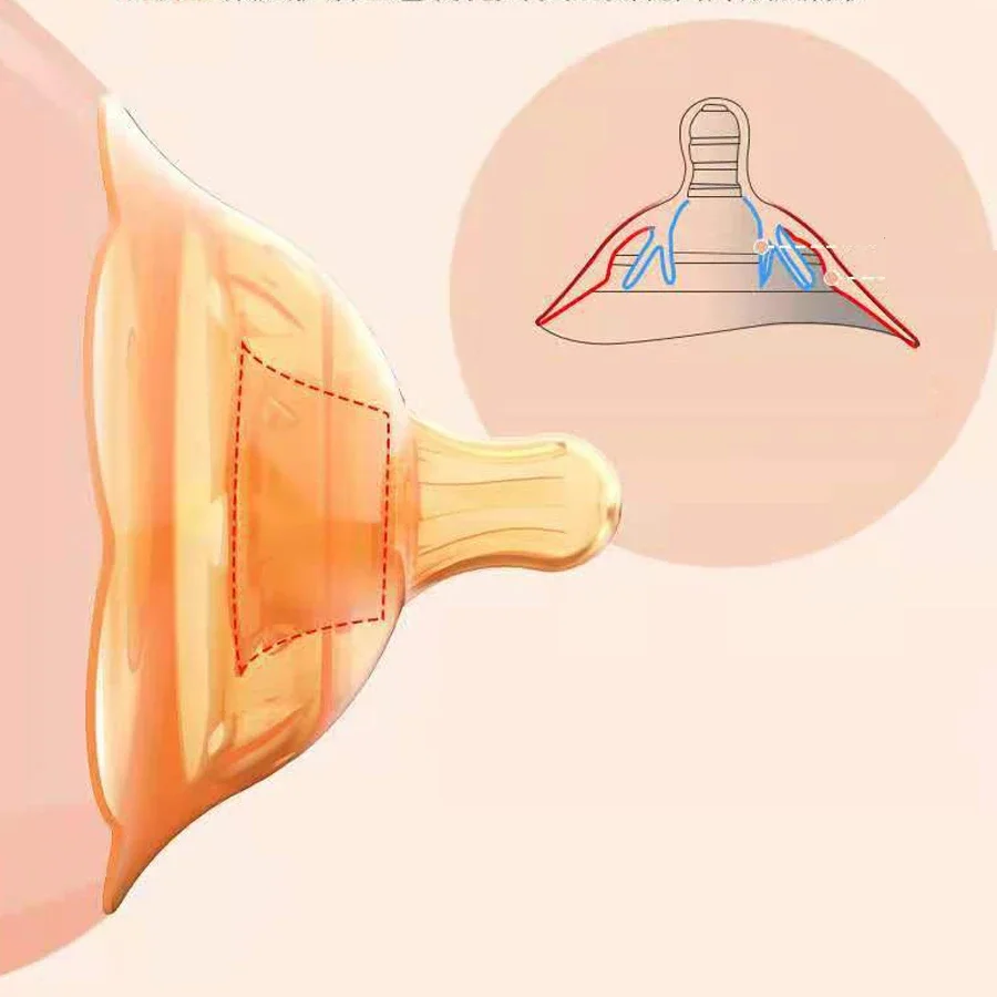 1Pcs Silicone Nipple Protector Breastfeeding Mother Protection Shields Anti-bite Inverted Nipple Baby Feeding Prevent Baby Bites. 