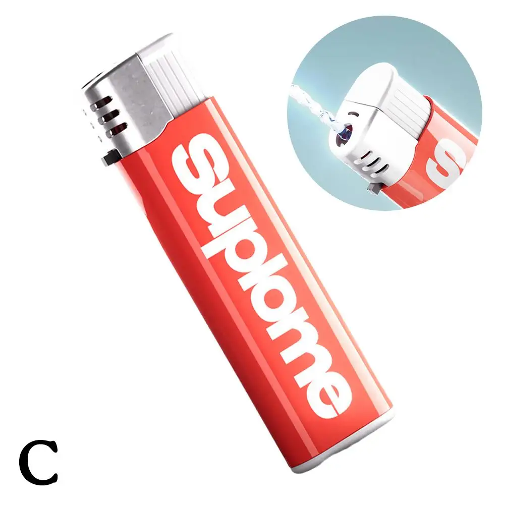 Performances Portable Lighters Water Treat Prank Lighter Spoofing Toys Realistic Funny Lighter Water Kids Toy. 