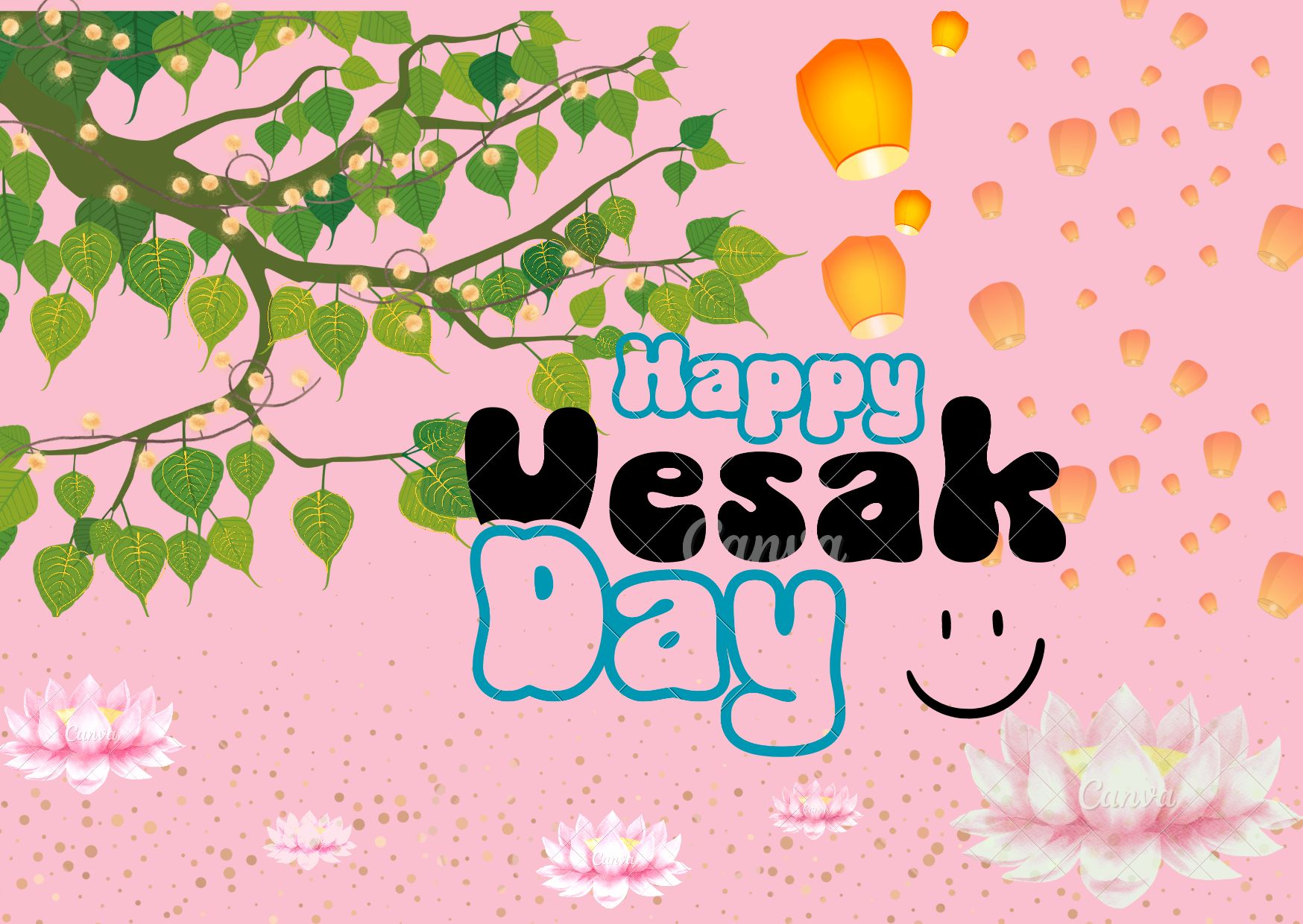 Vesak Greetings cards. 