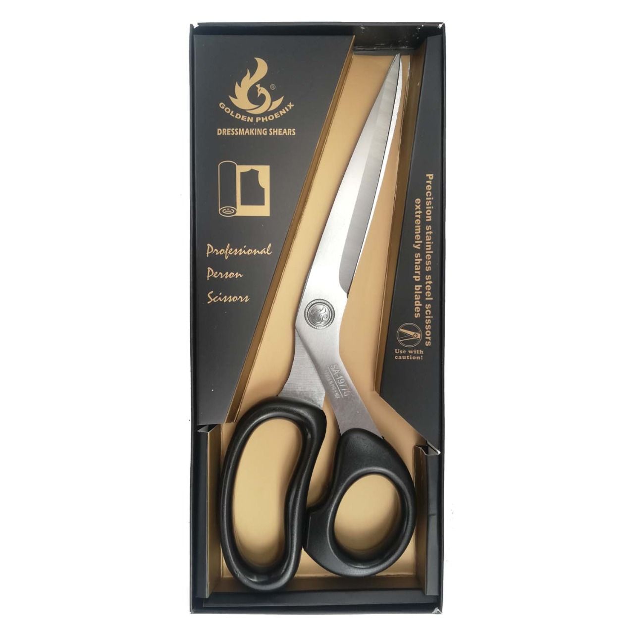 Exputran - Acrylic Scissors Clear And Gold-Toned Scissors