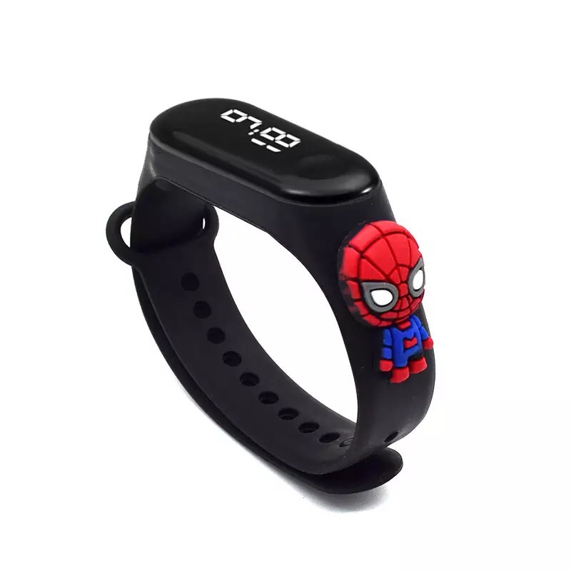 Spiderman Child Watch Avengers Hulk Mickey Mouse Stitch Anime