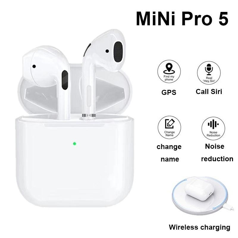 PRO 5 Airpods Tws Bluetooth Earphones Wireless Headset Wireless Bluetooth Headset Earbuds. 