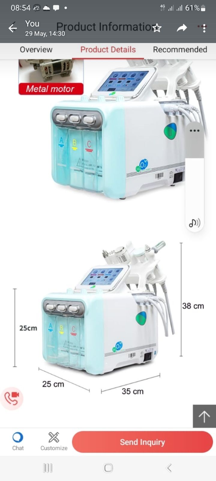 7 in 1 Hydrafacial Machine, hydrafacial machine. 