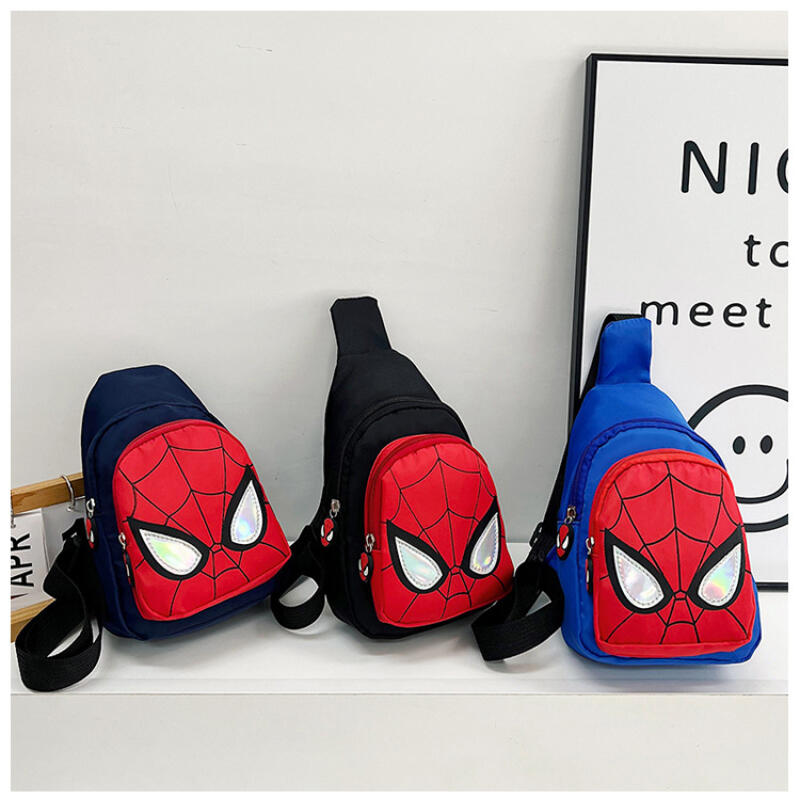 Disney Spiderman Marvel Avengers Children's Shoulder Backpack Pattern Large Capacity Bag Casual Student Boys Girls School Bags