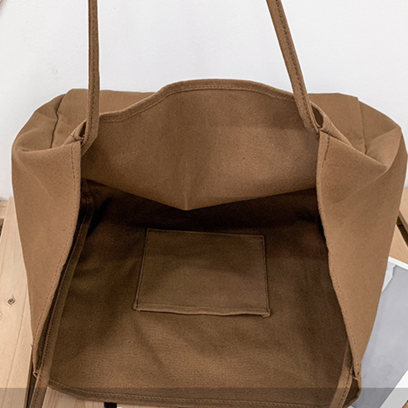 Casual Large Capacity Canvas Shopper Totes High Quality Eco Reusable Grocery Handbag For Women Travel Shoulder Bags Daily Pouch. 
