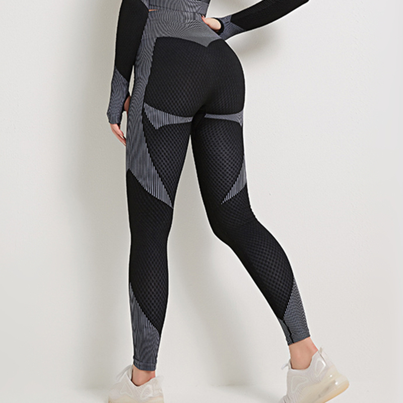 Women High Waist Yoga Leggings Gym Fitness Seamless Leggings Peach Hip Running Sports Pants Sportswear. 