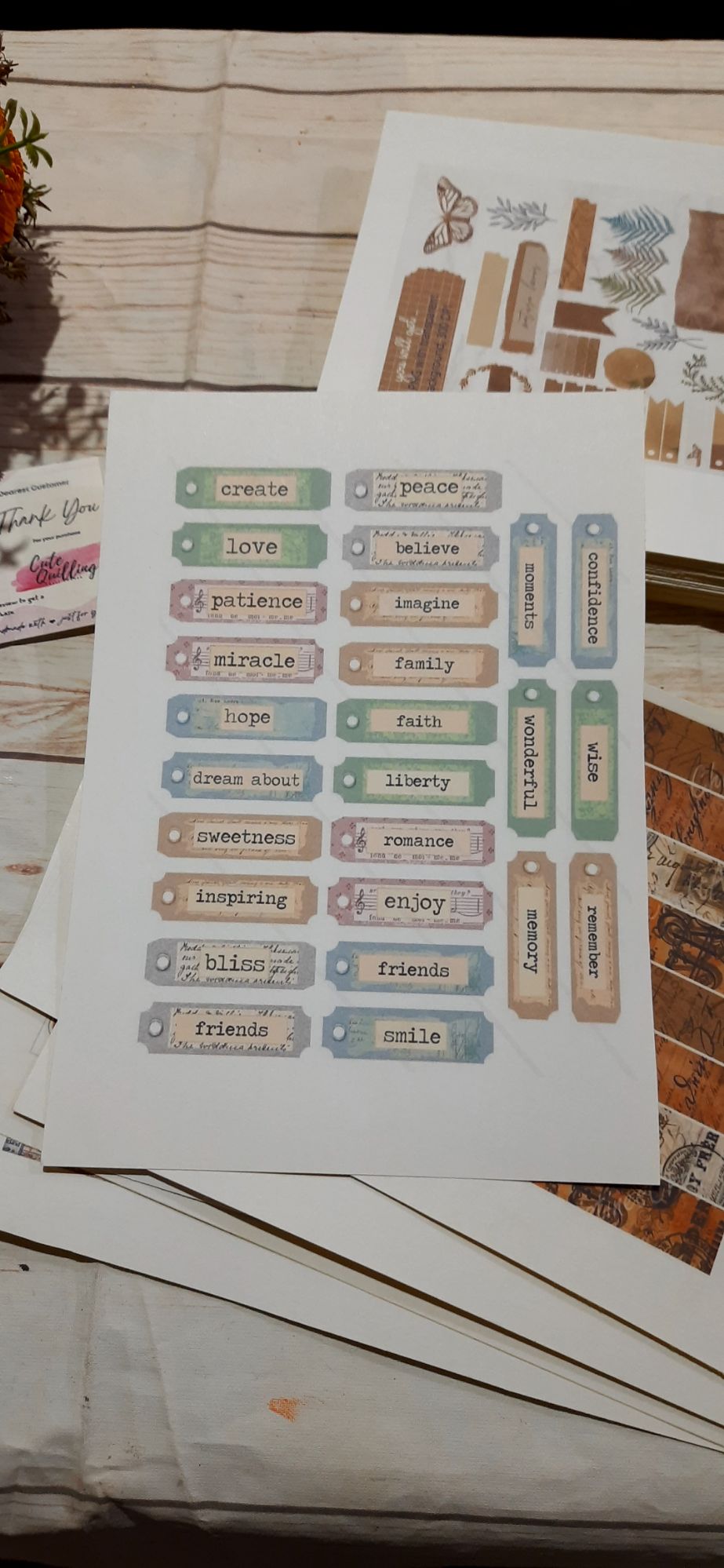 Journal Stickers. 