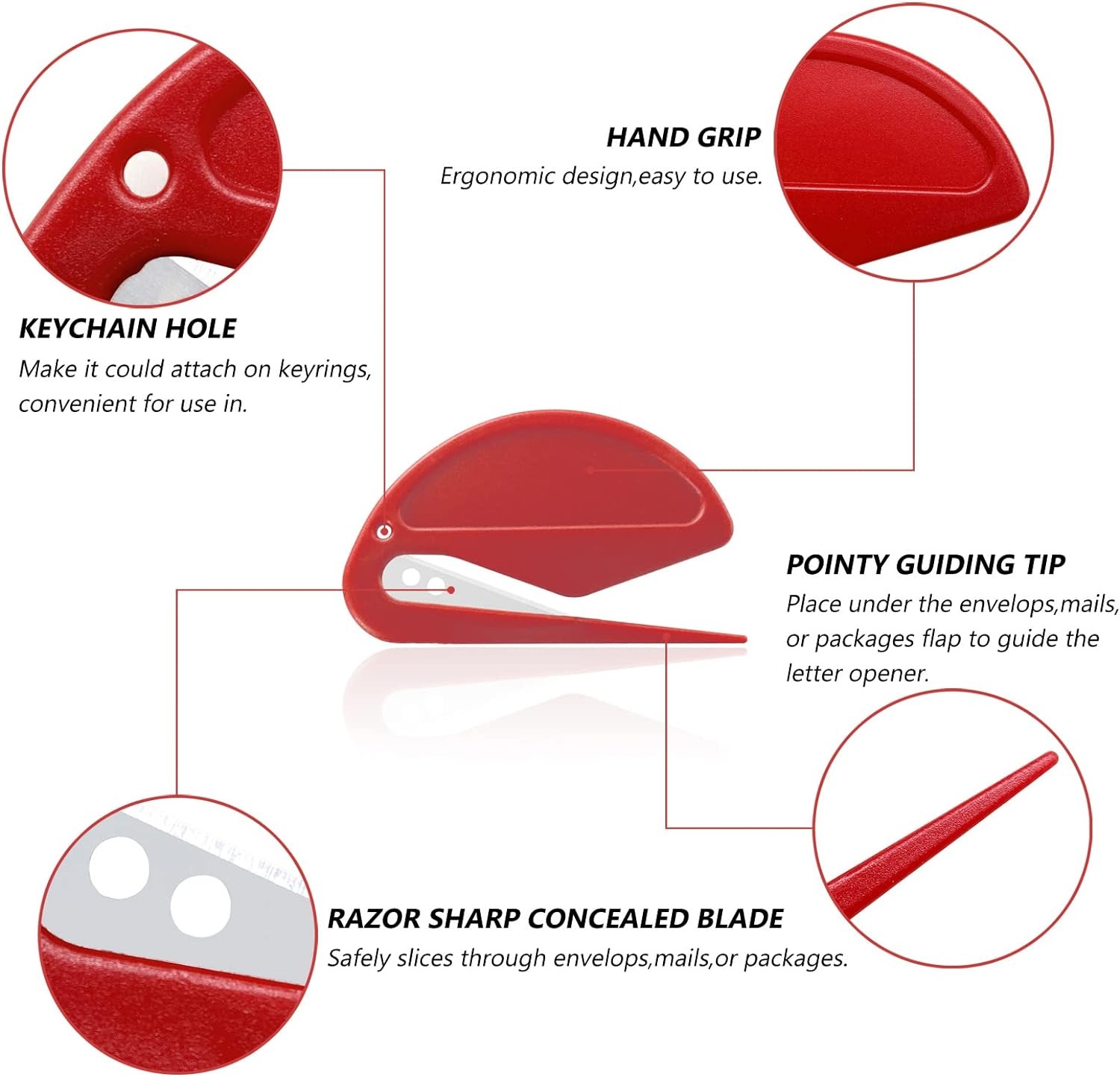 5pcs Pet Knot Cutter, Colorful Perfect De-tangling Tool For Cats, Small And Sharp Grooming Knot Remover. 