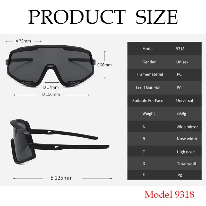 Men Women Sport Road Bike Sunglasses UV400 Rimless Cycling Glasses 2024 MTB Running Fishing Eyewear Male Bicycle Goggles Cyclist. 