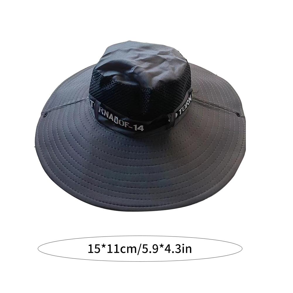 Summer Large Sun Hat Men Women Breathable Fishing Caps Sun UV Protection Mesh Fisherman Hat Hiking Outdoor Beach Cap. 