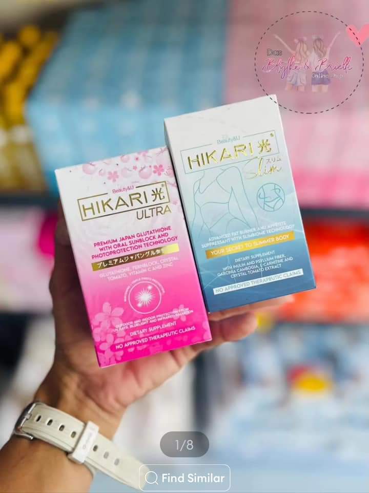 hikari whitening and slim capsule each price
