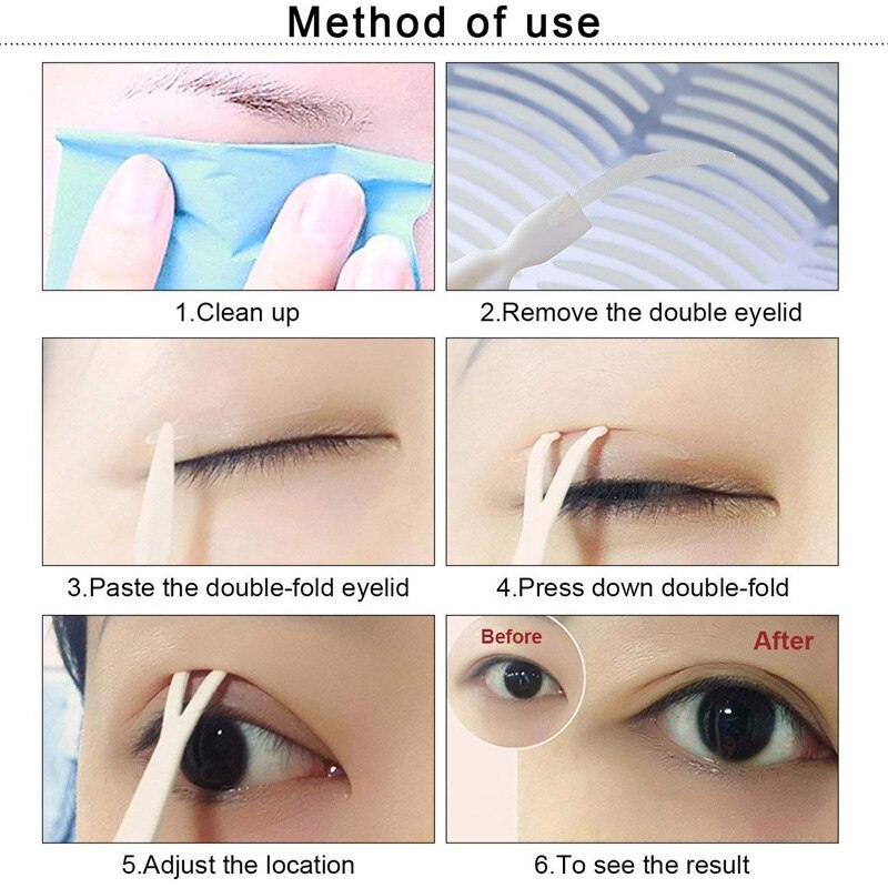 240Pcs Double Fold Eyelid Tape Sticker Lace Nature Clear Beige Stripe Self-adhesive Natural Eye Makeup Make Up With Tool New. 