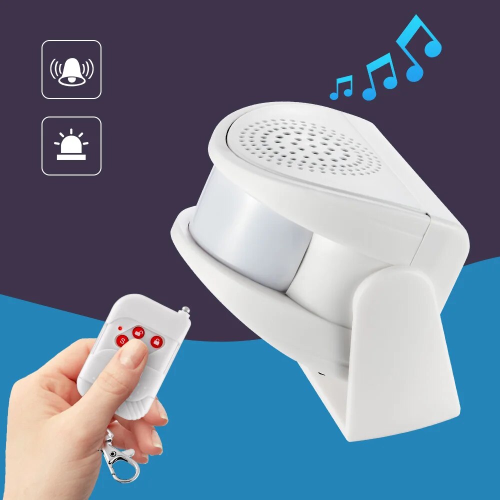 KERUI Wireless Indoor Motion Sensor Doorbell Shop Visitor Alert Chime Alarm Burglar for Business When Entering Door Opens. 