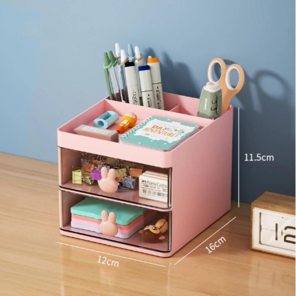 Small drawer-type pen container, home desk, glove compartment, desktop stationery, remote control storage box.Holiday gift. 