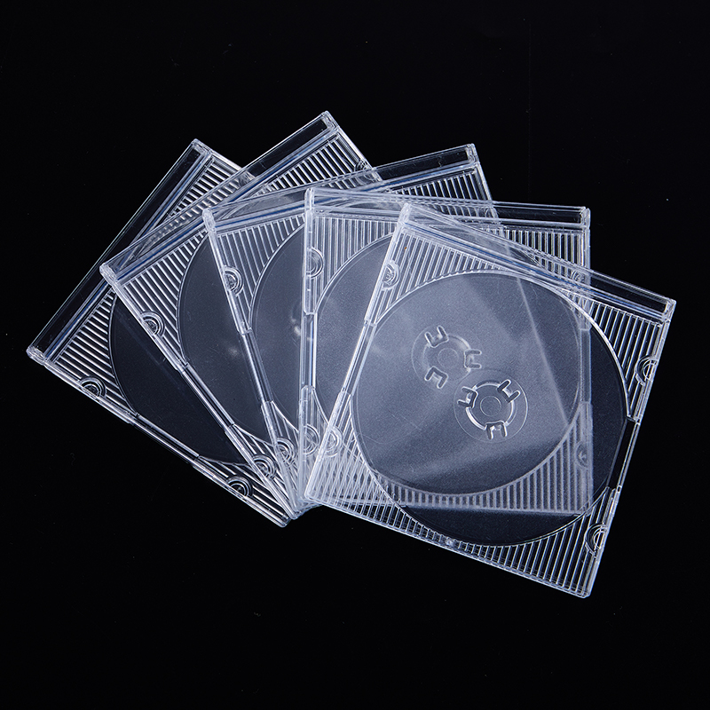 Disc Box Empty 5/10pcs Household Standard Single Disc Storage Boxes DVD Case CD Case ...