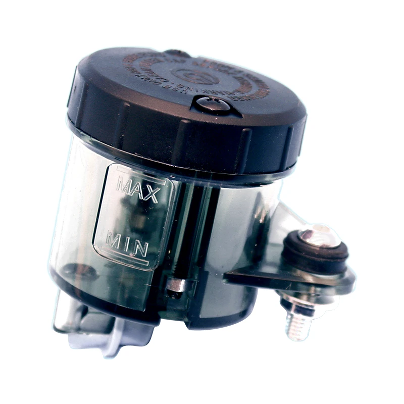 Universal Motorcycle Lever Brake Oil Tank Front Brake Clutch Fluid Bottle Master Cylinder Oil Reservoir Tank Cup With Holder. 