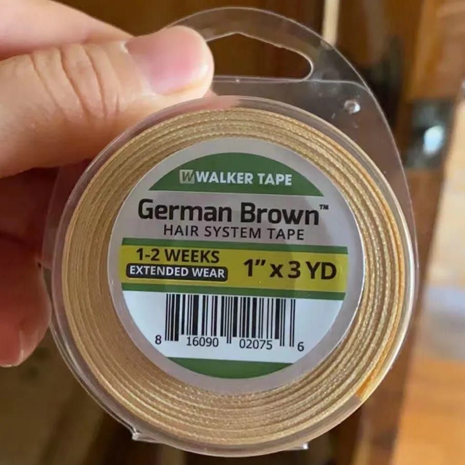 German Brown Walker Tape Brown Liner Cloth 3Yards Lace  Front Support Tape. 