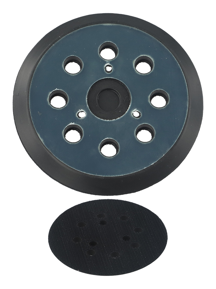 1 Pcs 8 Hole 125mm Basis For Orbit Sander For 743081-8 Bo5030 BO5041 Mt922 Hook And Loop Sanding Sander Pad  Backing Plates. 