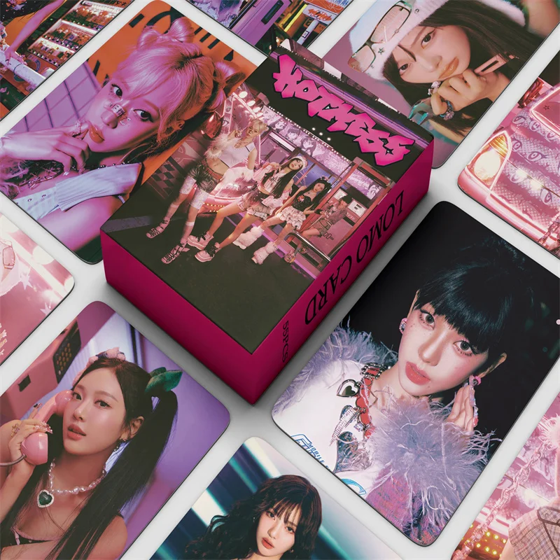 55Pcs Girl Idol Group New Album Armageddon Supernova HD Printd Photocards NINGNING WINTER KARINA GISELLE Lomo Card Fans Gift. 