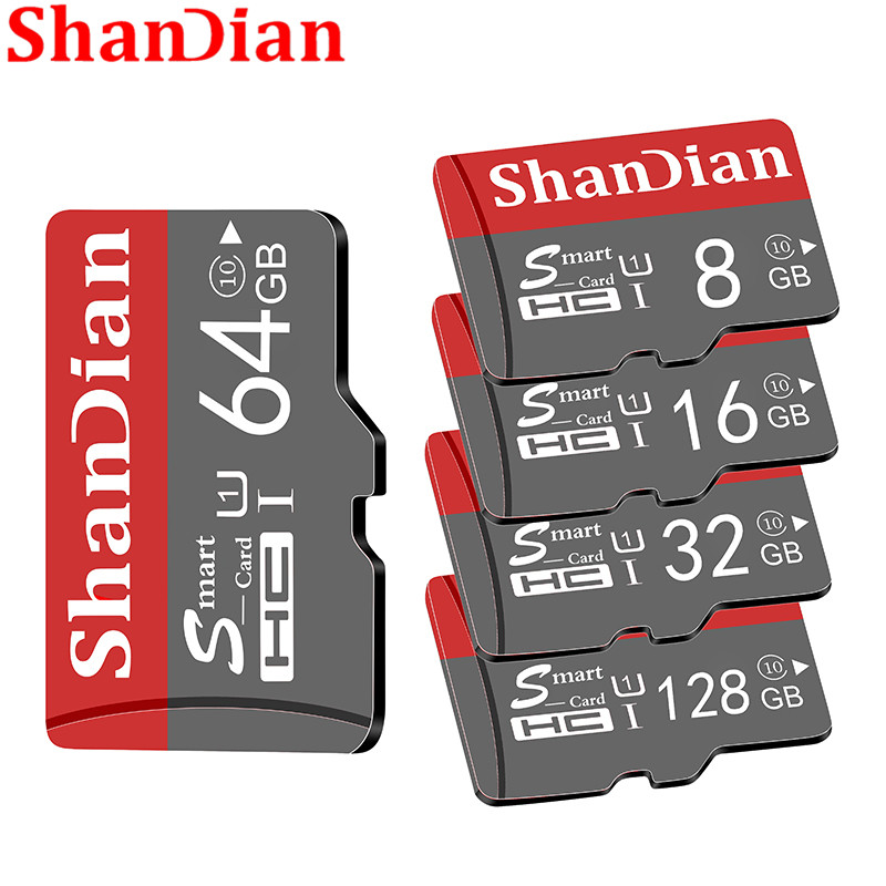 Original Smart SD Card 64GB Class 10 Memory Card Smart SD 16GB 32GB TF Card Smart for Smartphone Tablet PC. 
