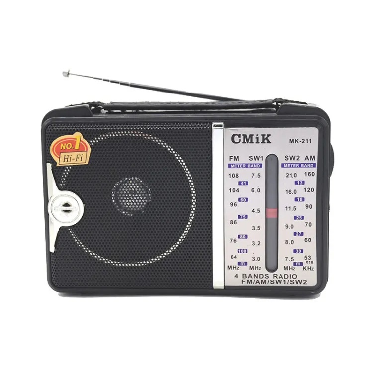 FM Radio High Sensitivity World Receiver Speaker AM/FM/TV/SW1/SW2 RADIO