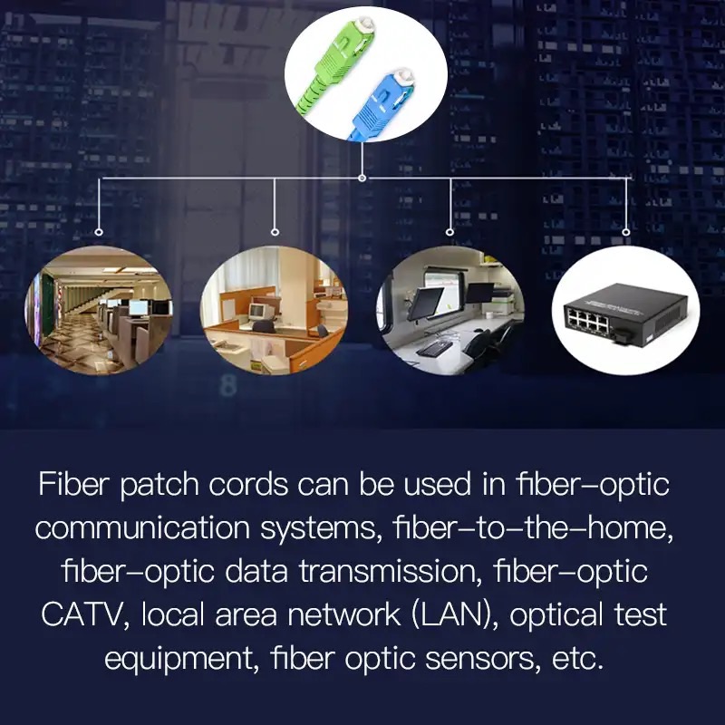 10 m SLT Fiber router extension Cabel SC UPC -APC. 