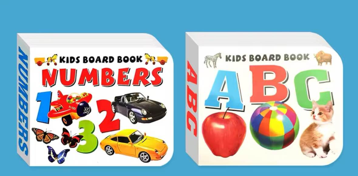 Fun and Easy English Alphabet Learning with Small Card Book - Boost Vocabulary and Reading Skills for Kids. 