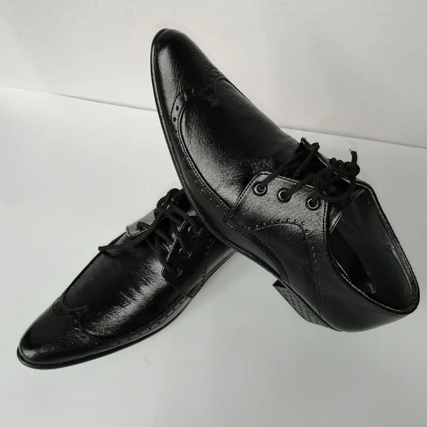 Z.L.F Mens Formal Shoes Burnished Smooth PU Leather Shoes Classic Lace Up Business Tuxedo Oxfords Shoes