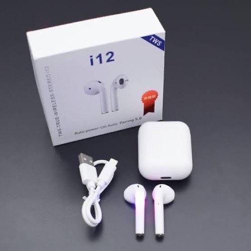 TWS-i12 Wireless Airpods Bluetooth 5.0 With Touch Control