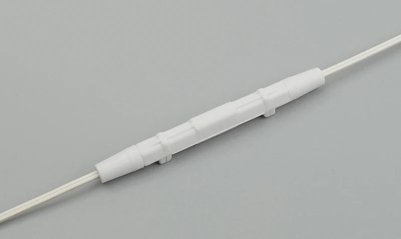 10 pcs  Fiber Optic Fusion Protection Round Box for Drop Cable FTTH Drop Splice enclosure small round tube heat shrink. 