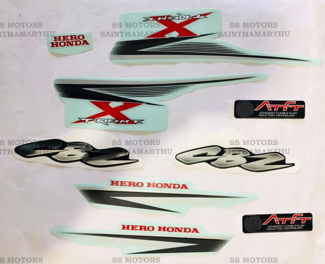 Tank Sticker Cbz Xtreme 2011 Sticker Kit Hero Honda CBZ Xtreme