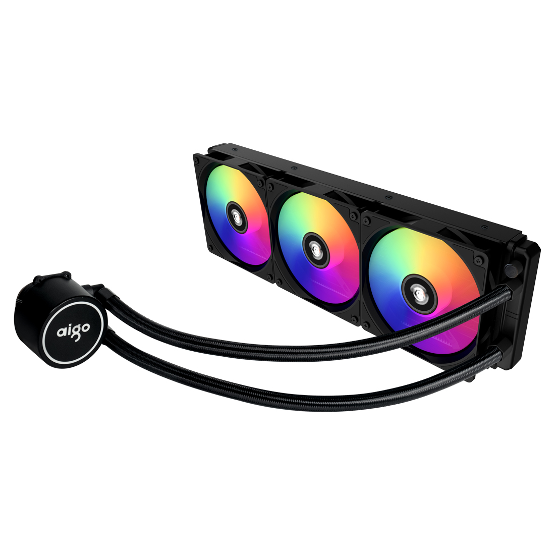 Aigo Water Cooler CPU Cooling Computer RGB Water Cooling Heatsink Integrated CPU Cooler Fan Radiator LGA 1700/1151/2011/AM3+/AM4. 