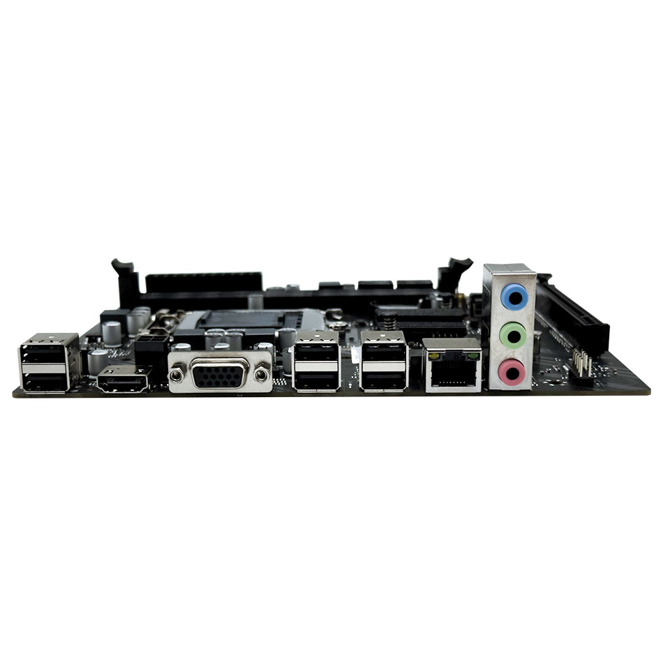 ENVINDA H61 Motherboard LGA 1155 Kit Compatible With Intel Core CPU 2nd And 3rd Generations Supports M.2 NVME SDD. 