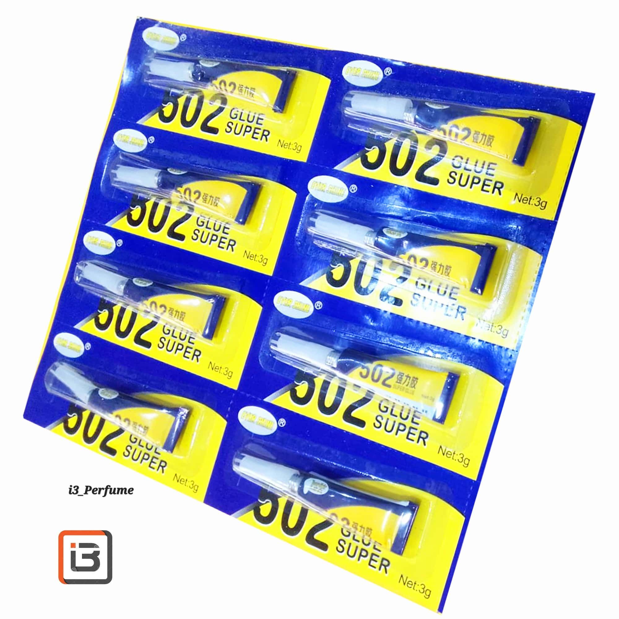 12 Pcs Evershine Super Glue For Wood Rubber Plastic Metal Paper Leather Glue 3g. 