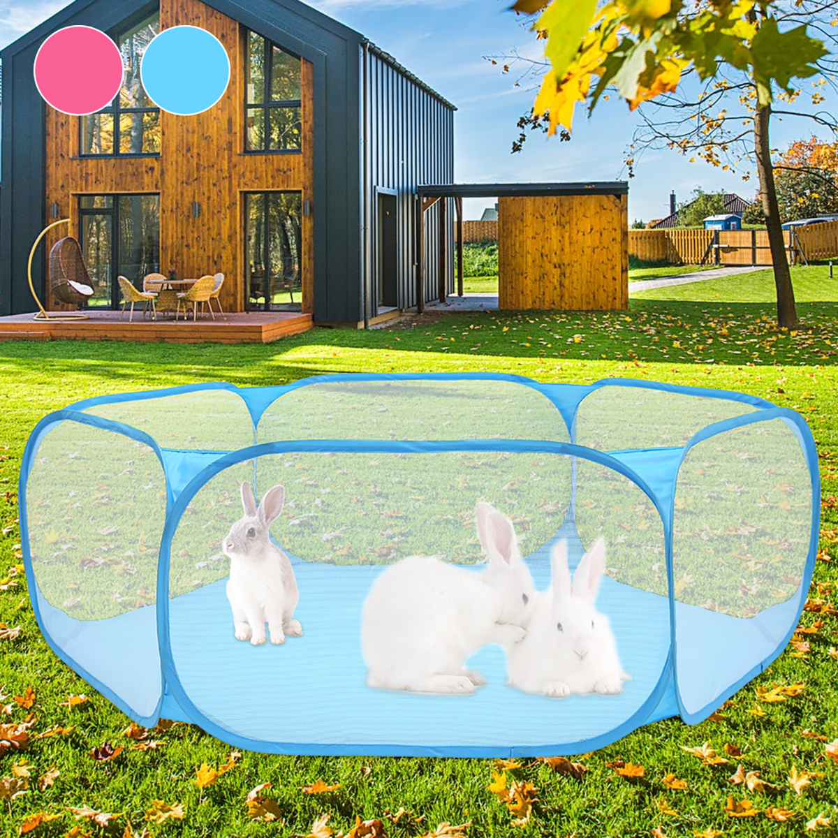 Portable Pet Playpen Cat Dog Cage Tent Playpen Folding Fence For Hamster Hedgehog Small Animals Breathable Puppy Outdoor Pet Hot. 